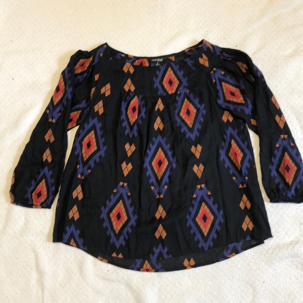 Lucky Brand 3/4 sleeve top